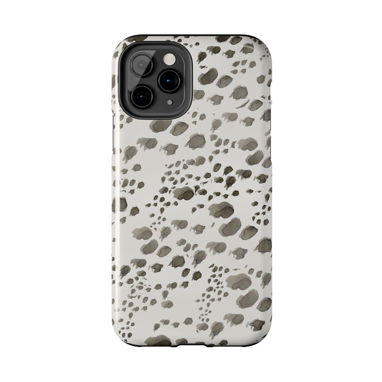 Kitty Dots Gray Phone Case