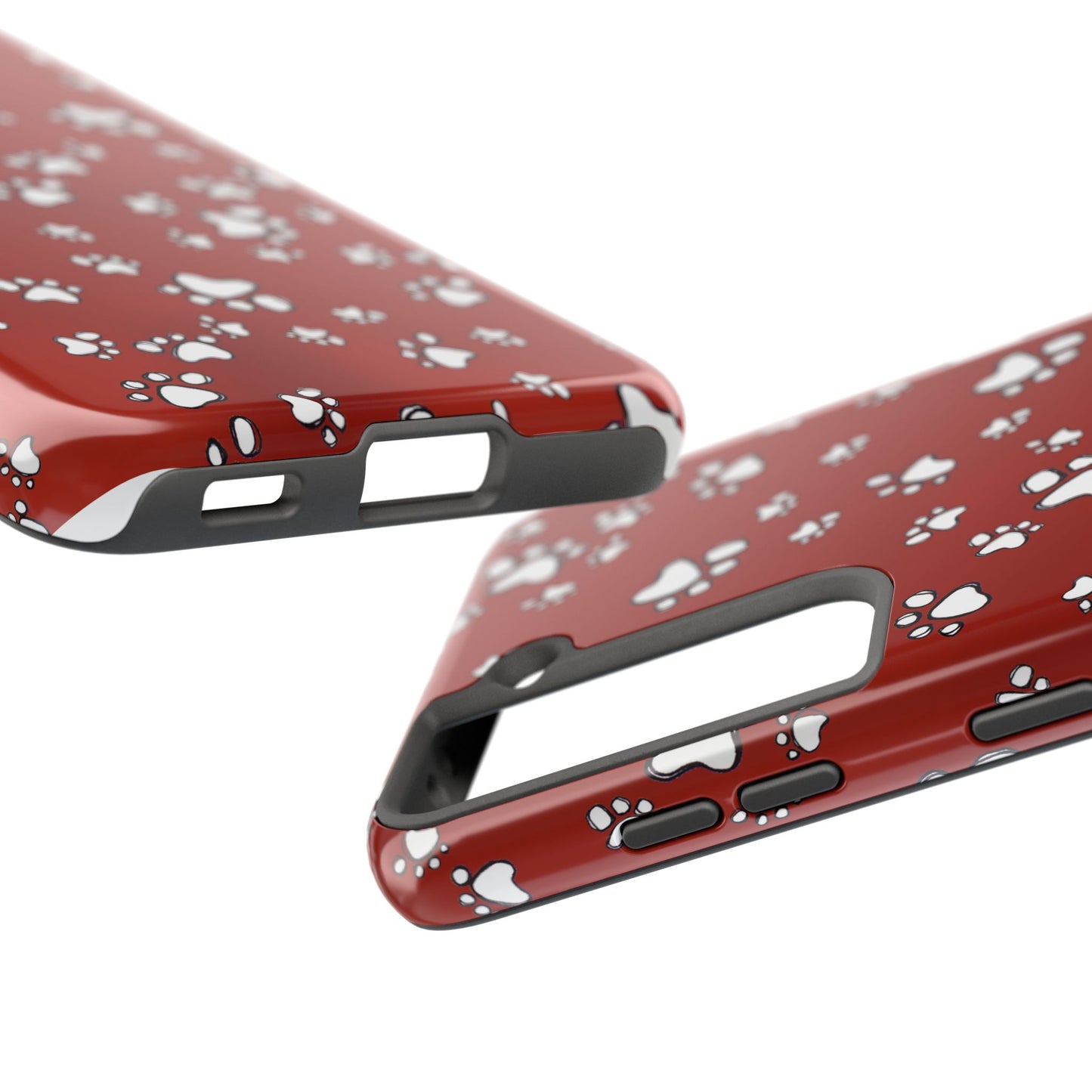 Paw Flakes Red Phone Case