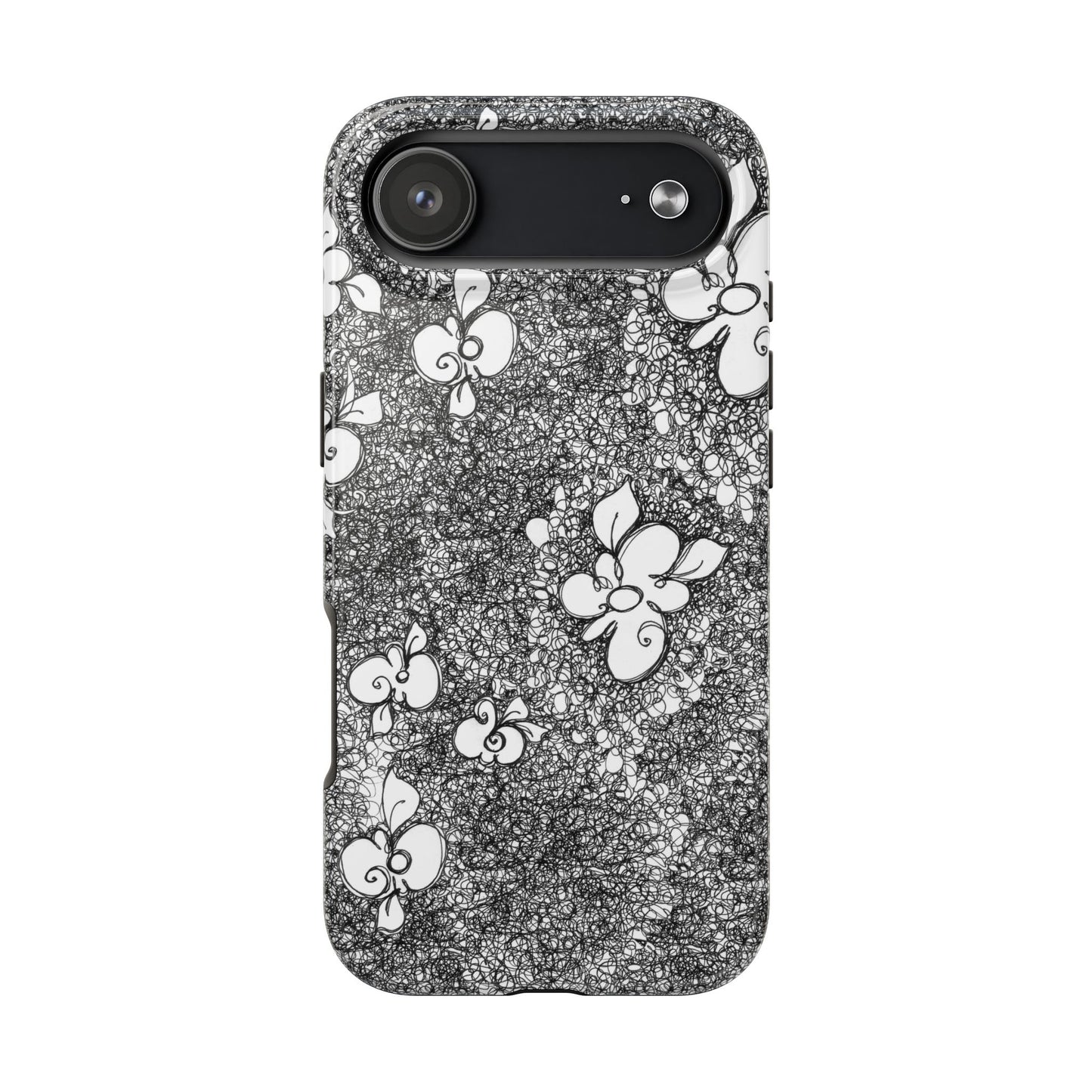 Flower Scribbles Phone Case