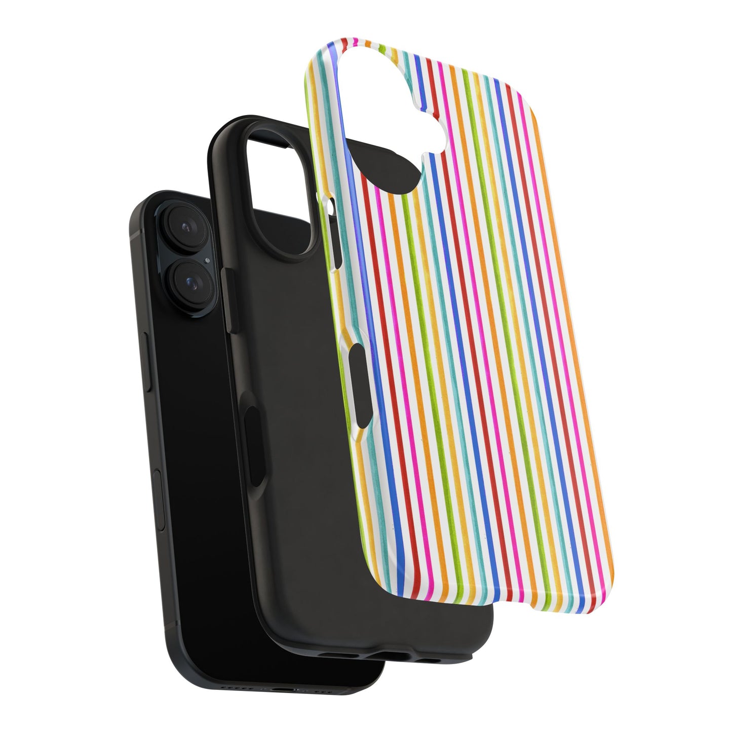 Cool Stripe White Phone Case