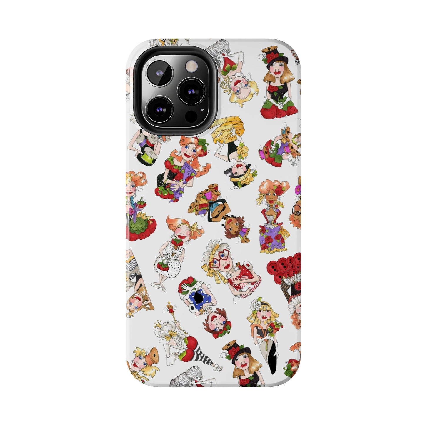 Curious Toss White Phone Case