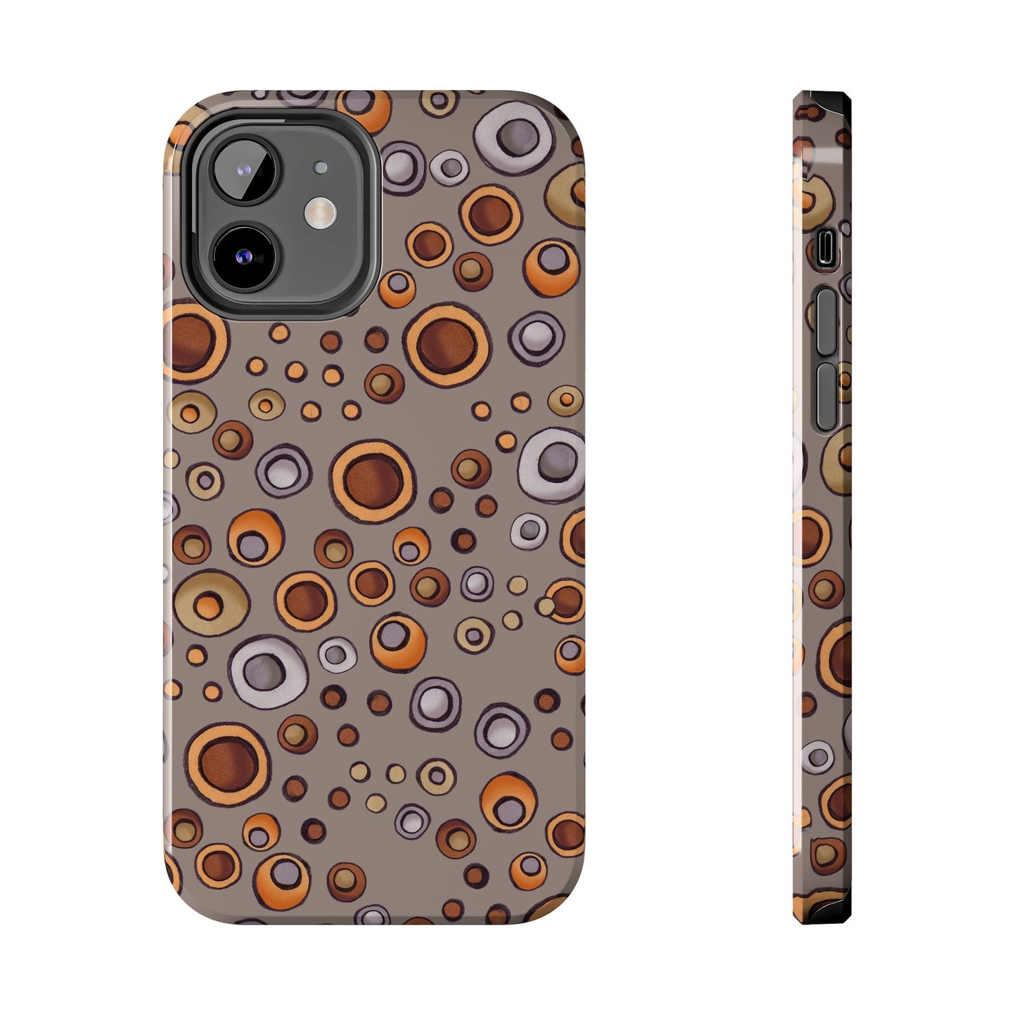 Doggy Dots Gray Phone Case