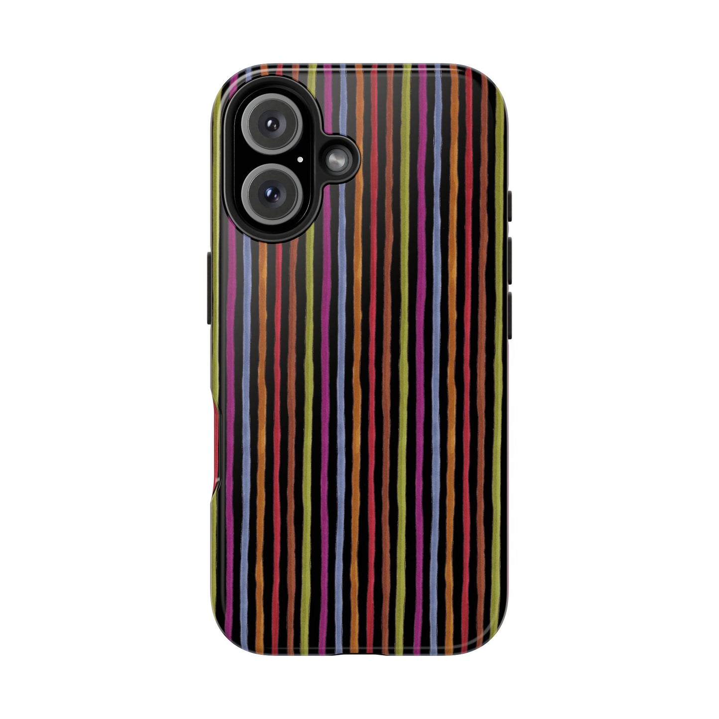 Stripe Black Phone Case