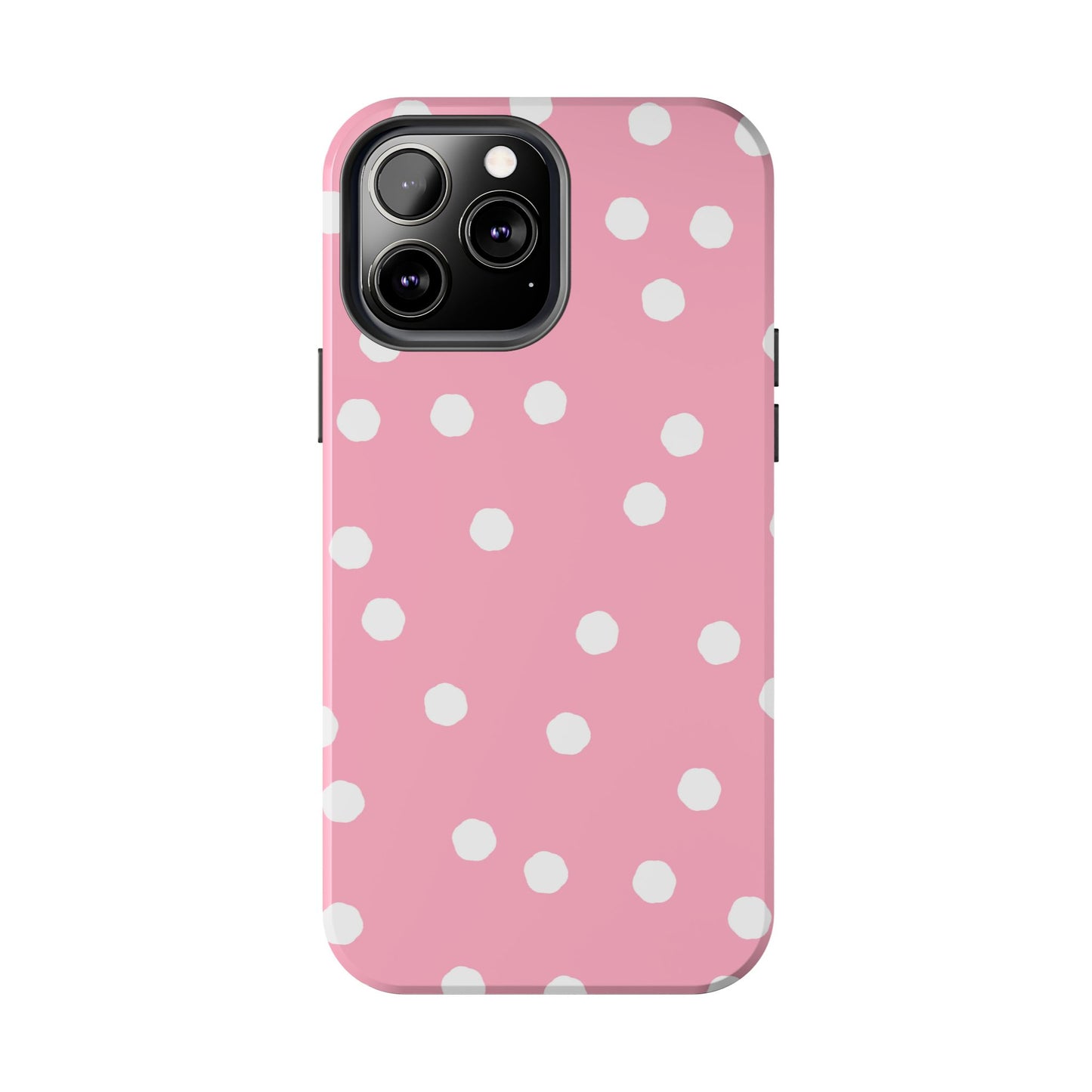 Jumbo Dots Pink / White Phone Case