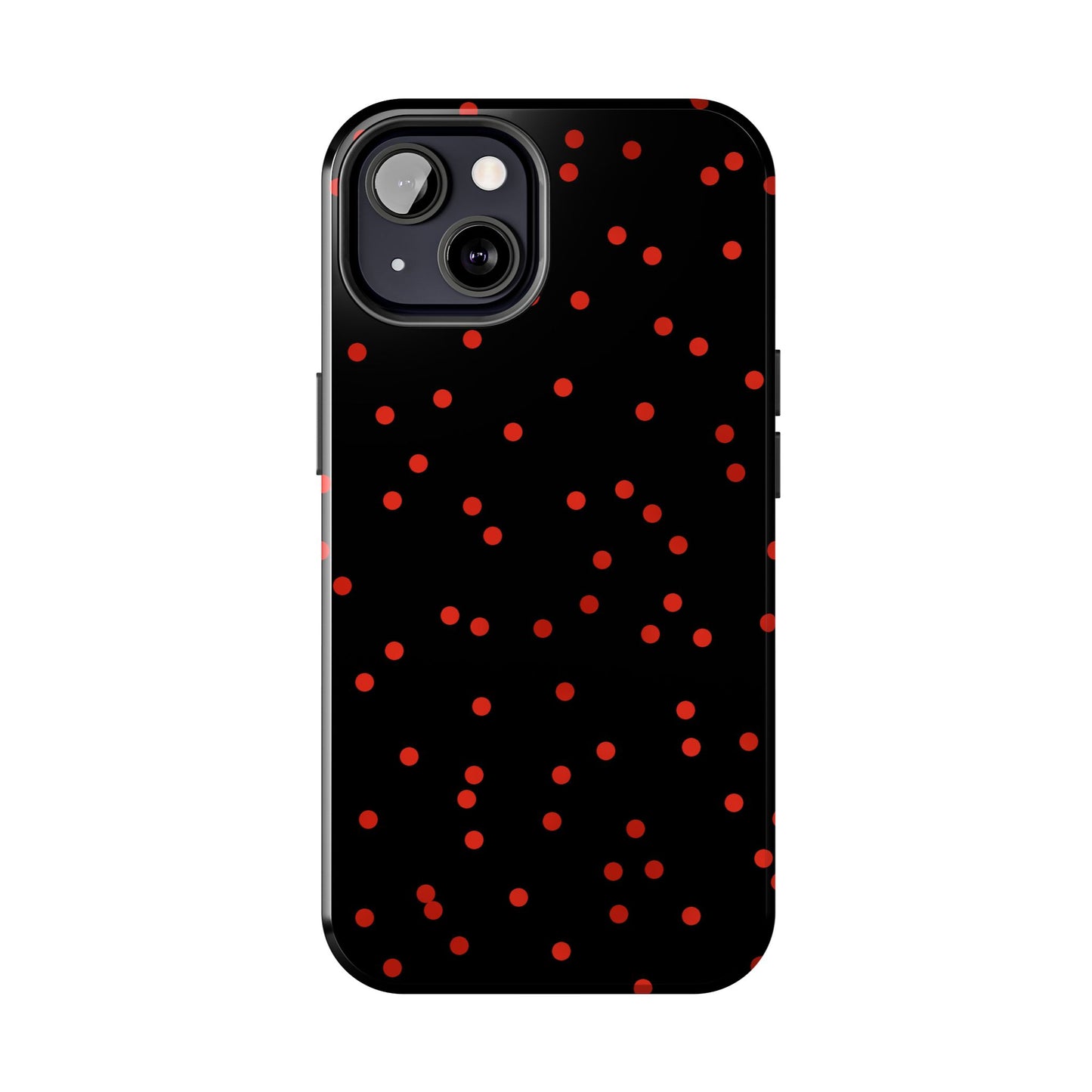 Space Dots Black / Red Phone Case