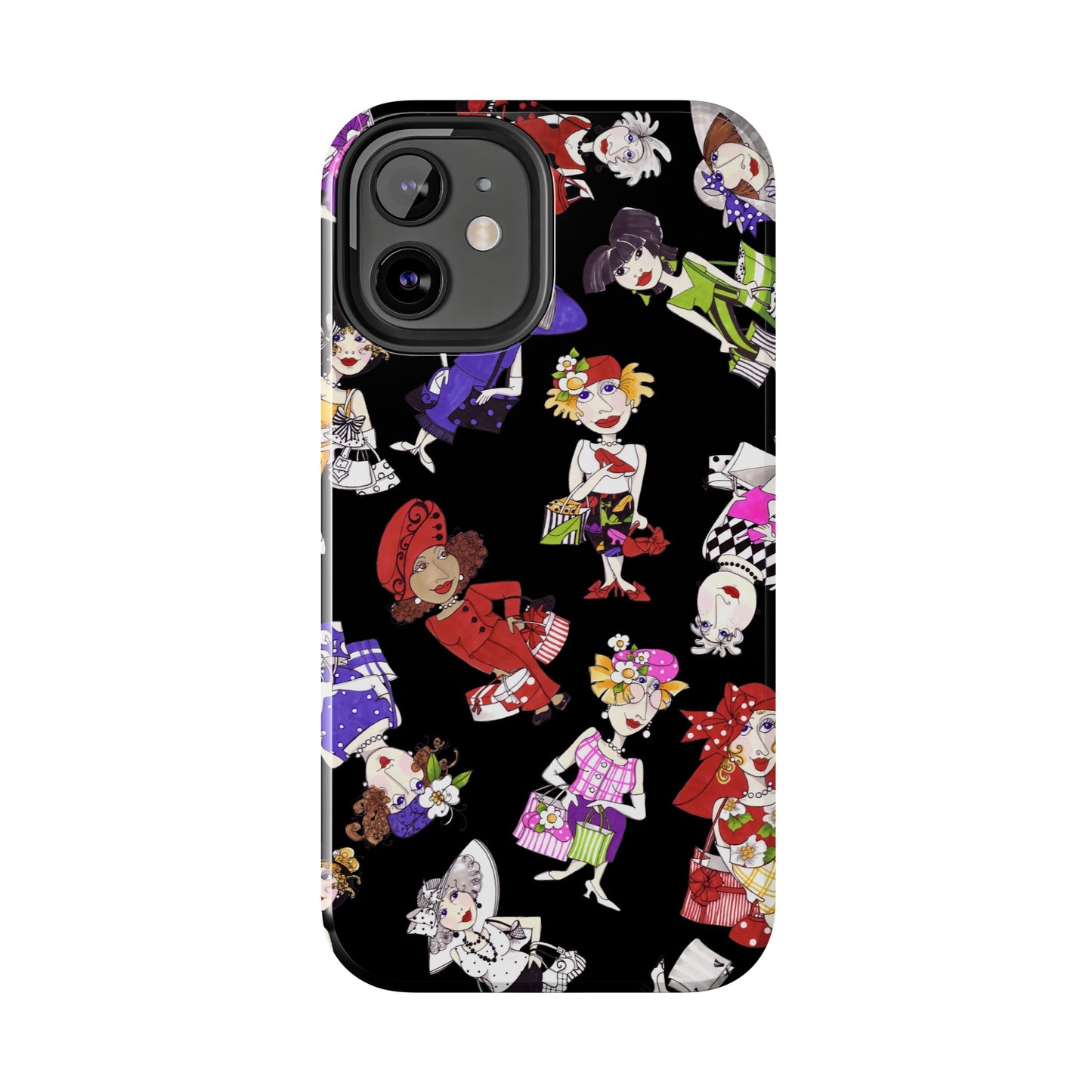 Gone Shopping Tossed Black Phone Case