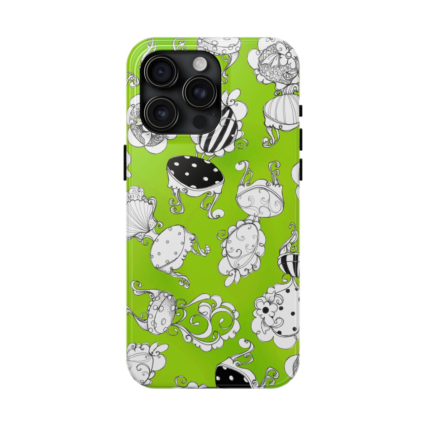 Bistro Chairs Lime Phone Case