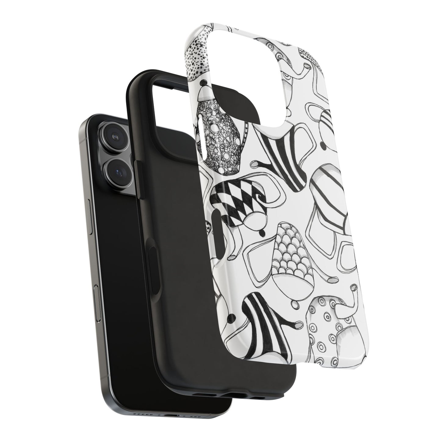 Coffee, Tea Anyone? White Phone Case