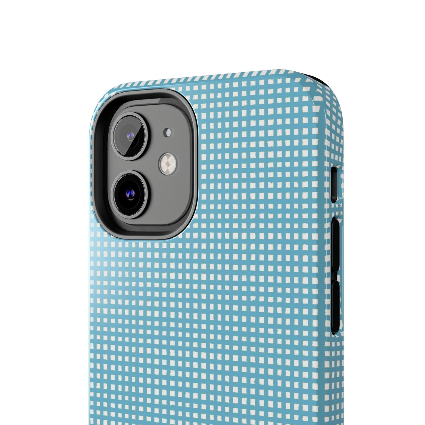 Chipper Check Turquoise Phone Case