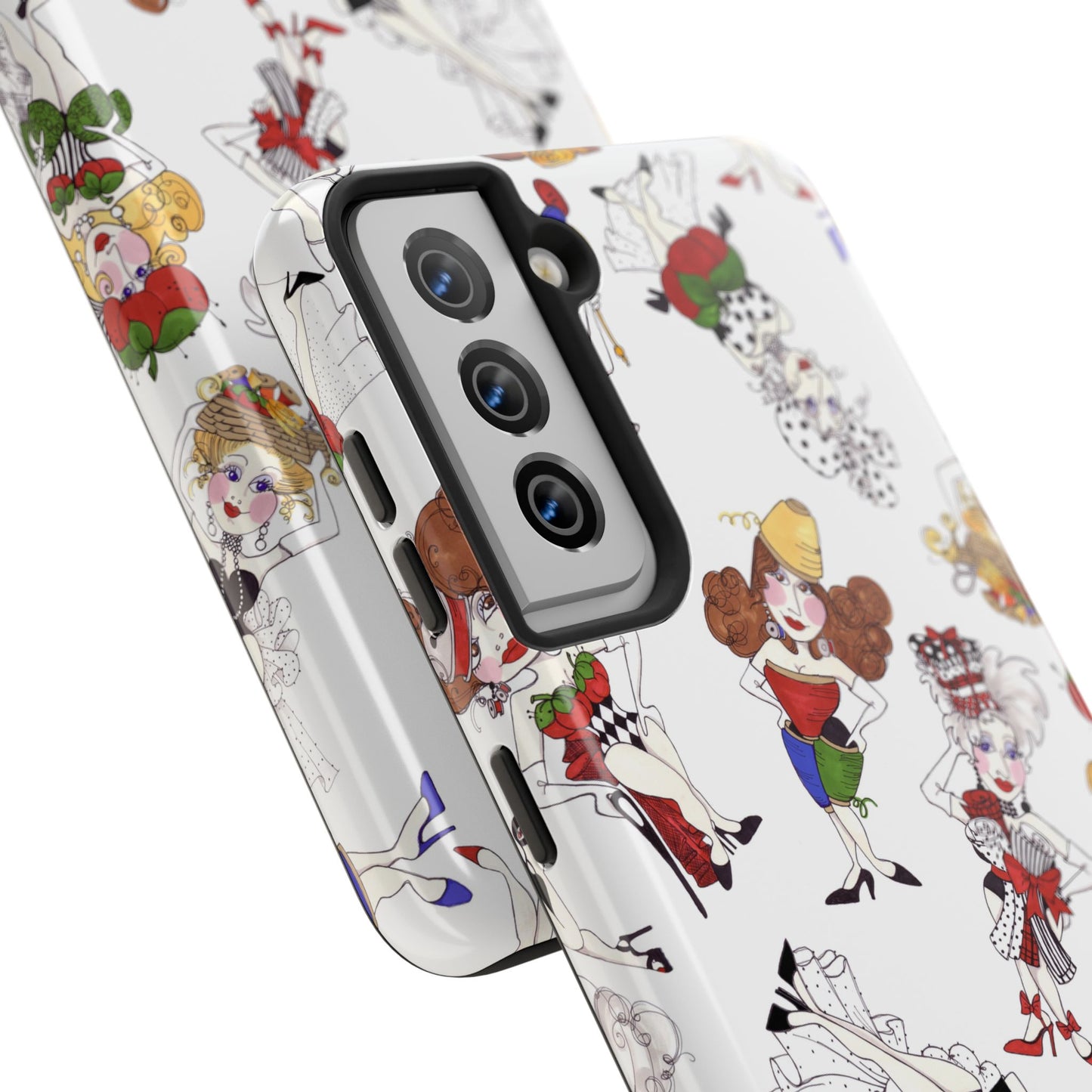 Sew Tossed White Phone Case