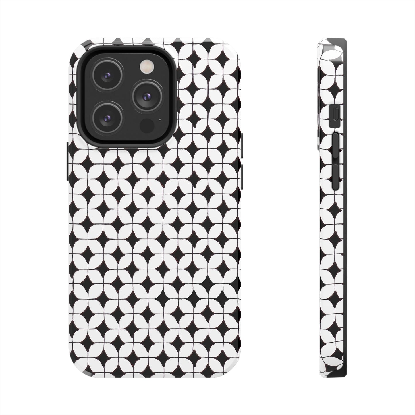 Tile-ish Black Phone Case