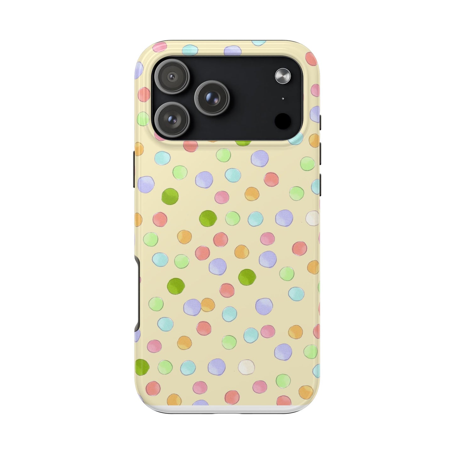 Happy Dots Yellow Phone Case