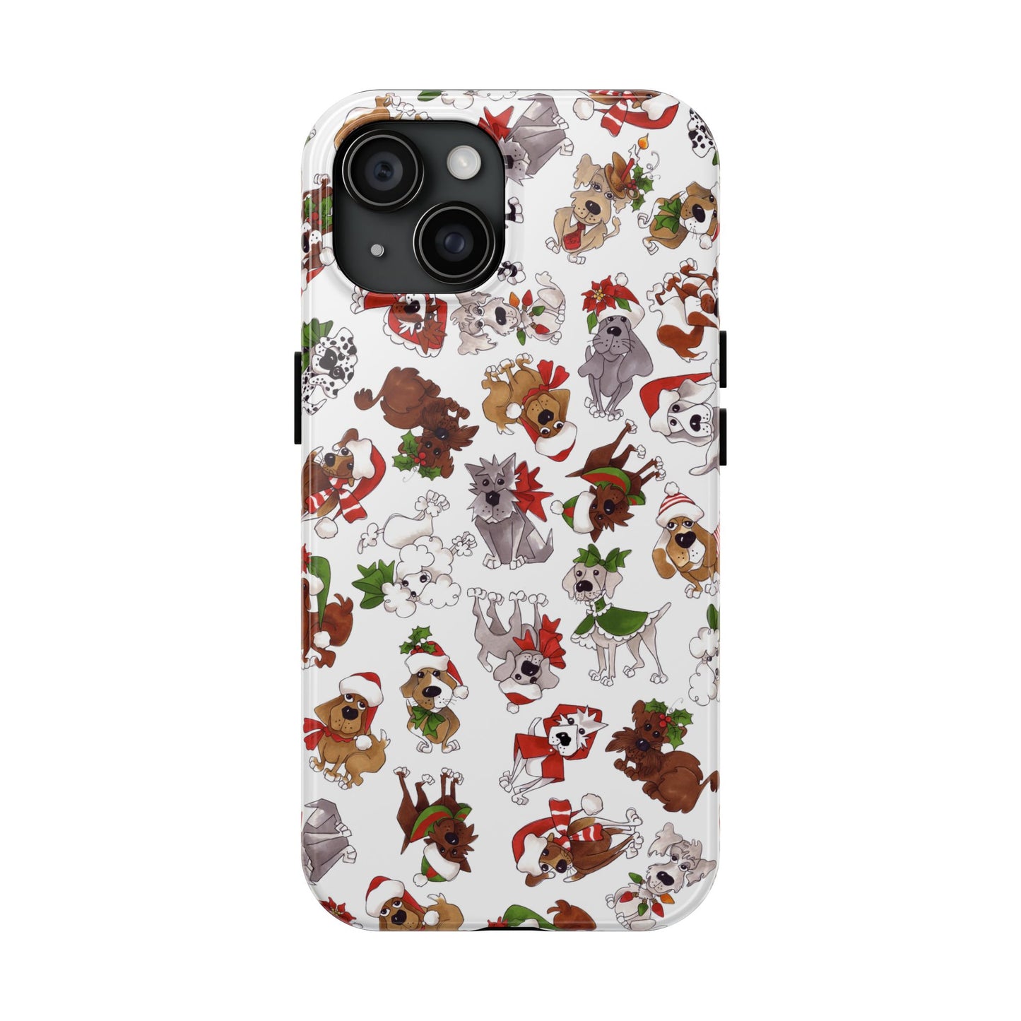 Doggie Toss White Phone Case