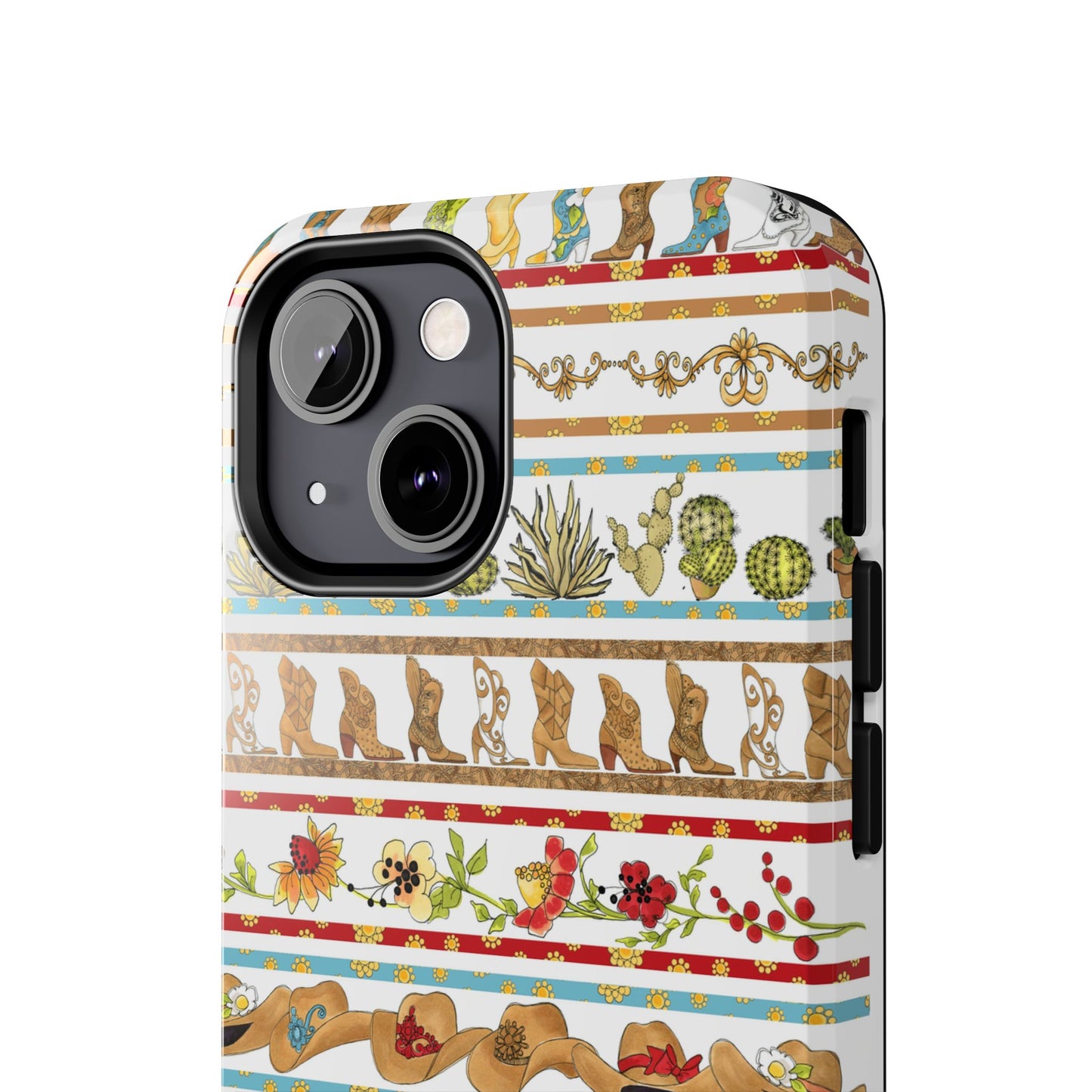 Whoa Borders White Phone Case