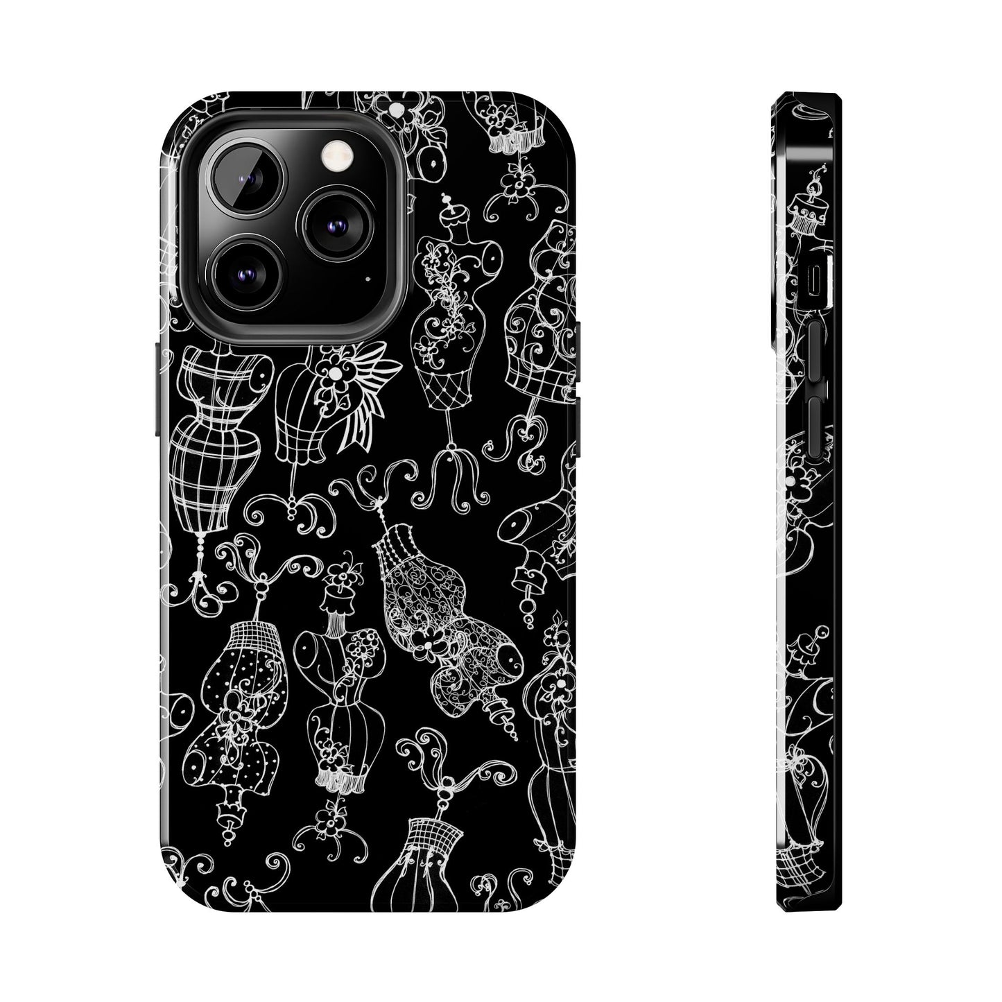 Mannequinique Black / White Phone Case