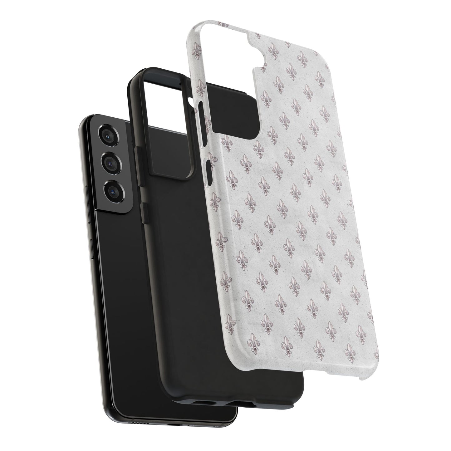 Fleurs Silver Phone Case