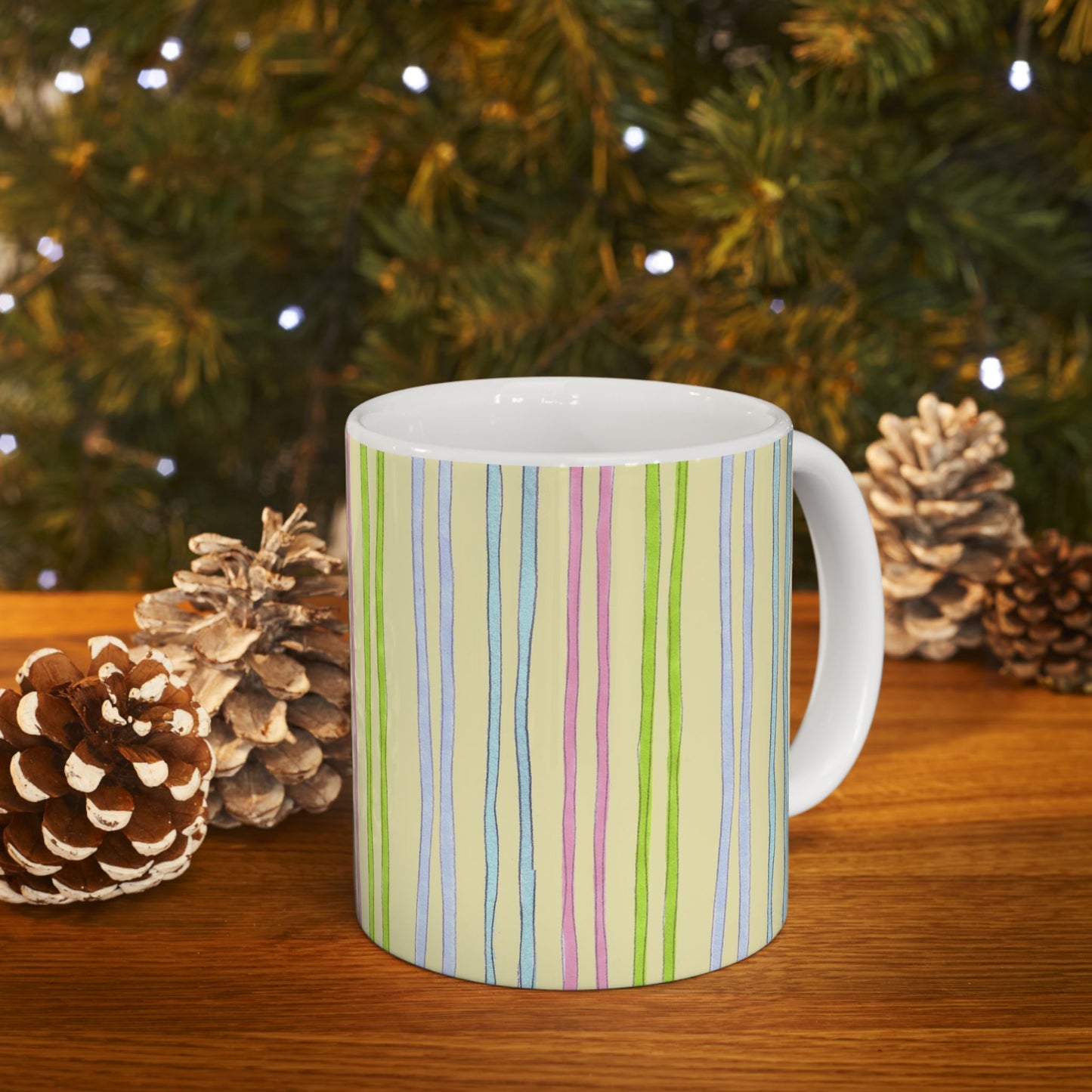 Belle Stripe Yellow Cup