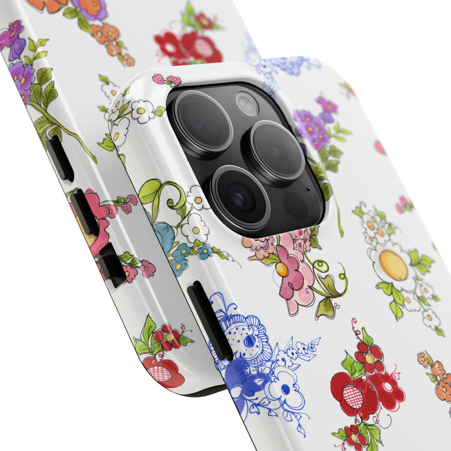 Mixed Bouquets White Phone Case
