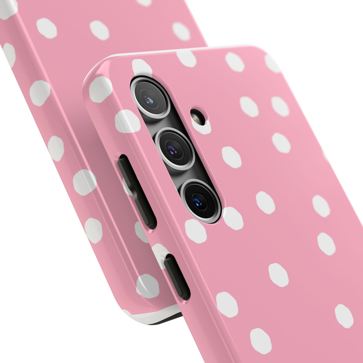 Jumbo Dots Pink / White Phone Case