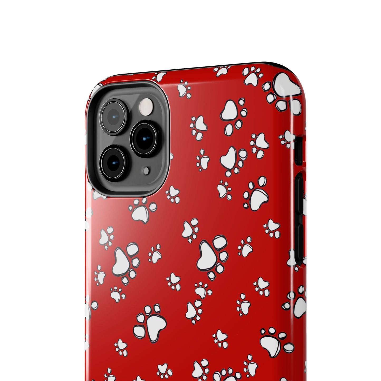 Paw Flakes Red Phone Case