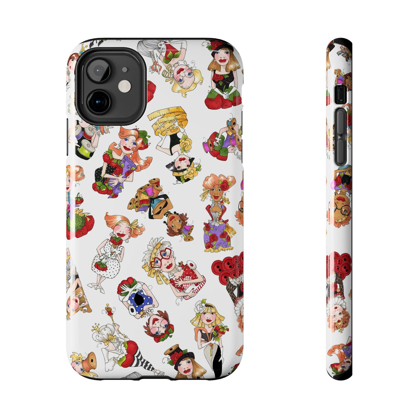 Curious Toss White Phone Case
