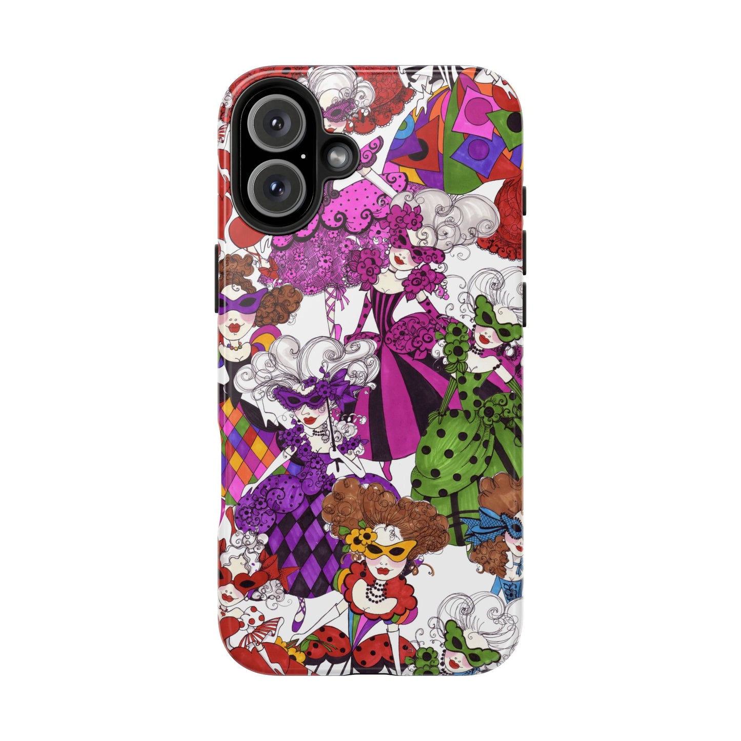Crowded Dance Floor White Phone Case