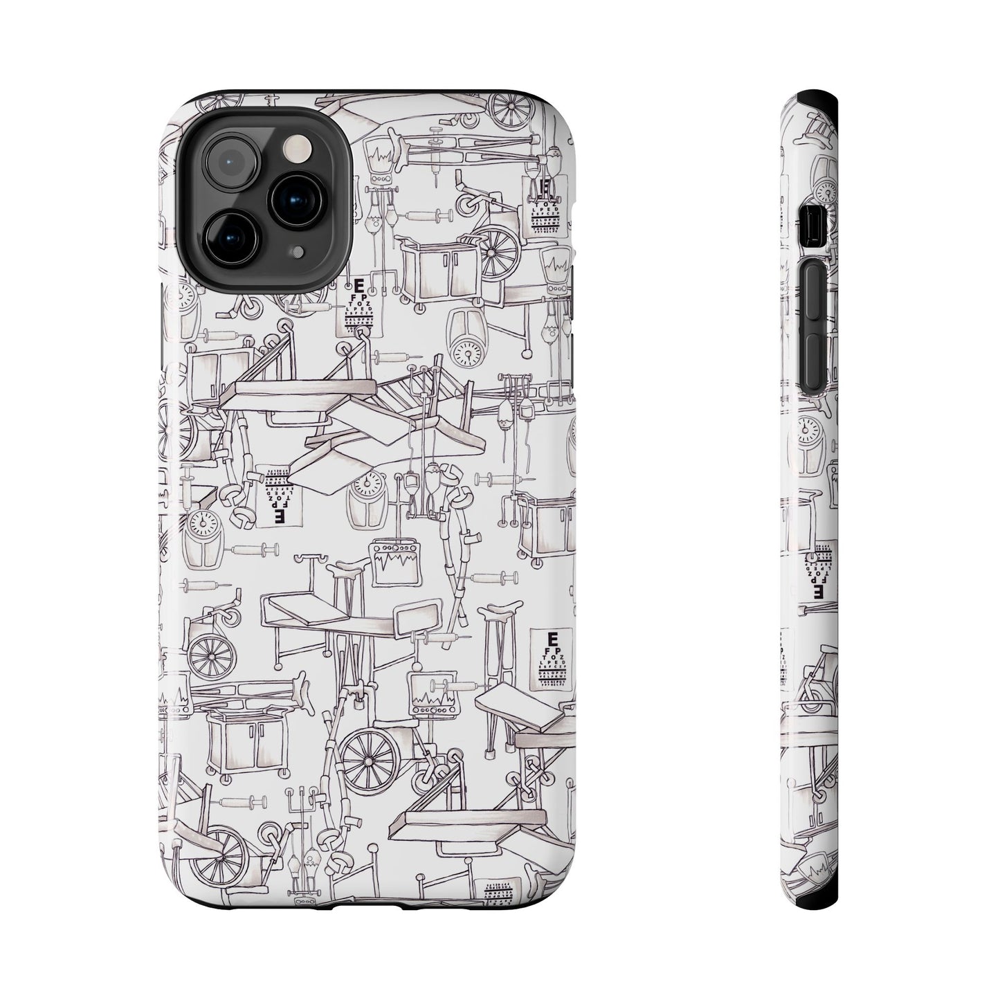 Essentials White / White Phone Case