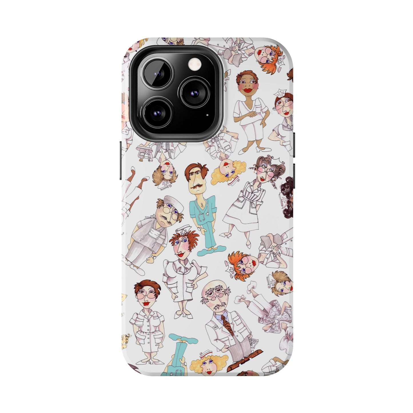 Happy Staff White Phone Case