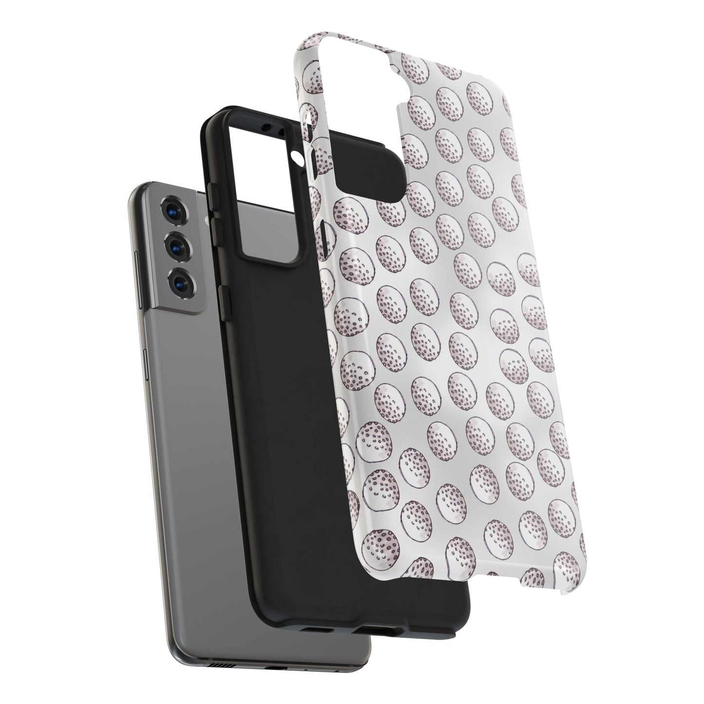 Ball Dots Gray Phone Case