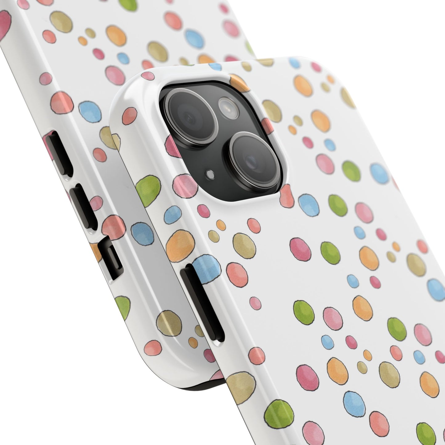 Clown Dots White Phone Case