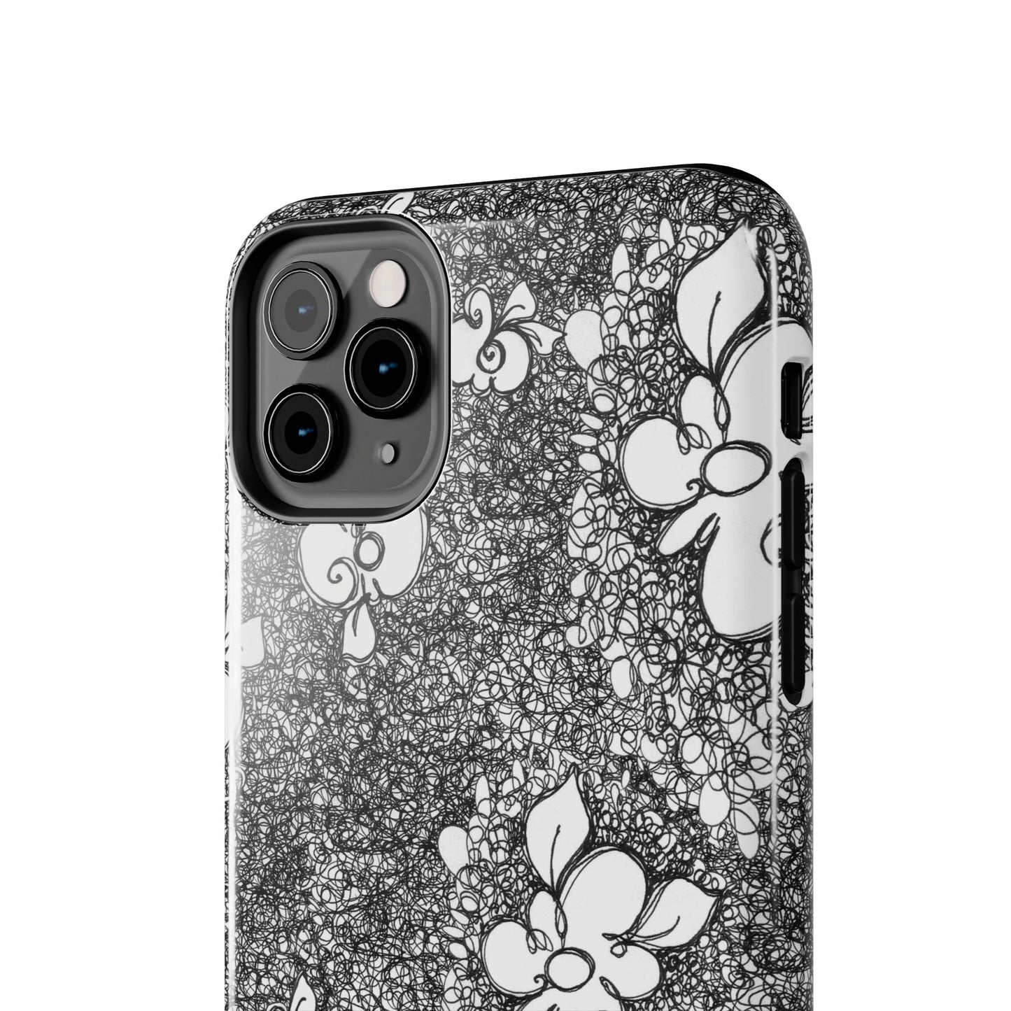 Flower Scribbles Phone Case