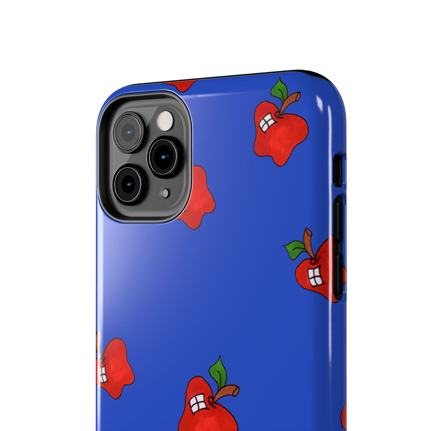 Flying Apples Blue Phone Case