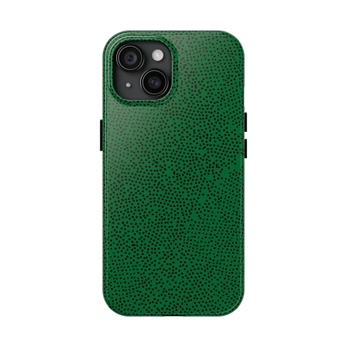 Mini Dot Green / Black Phone Case