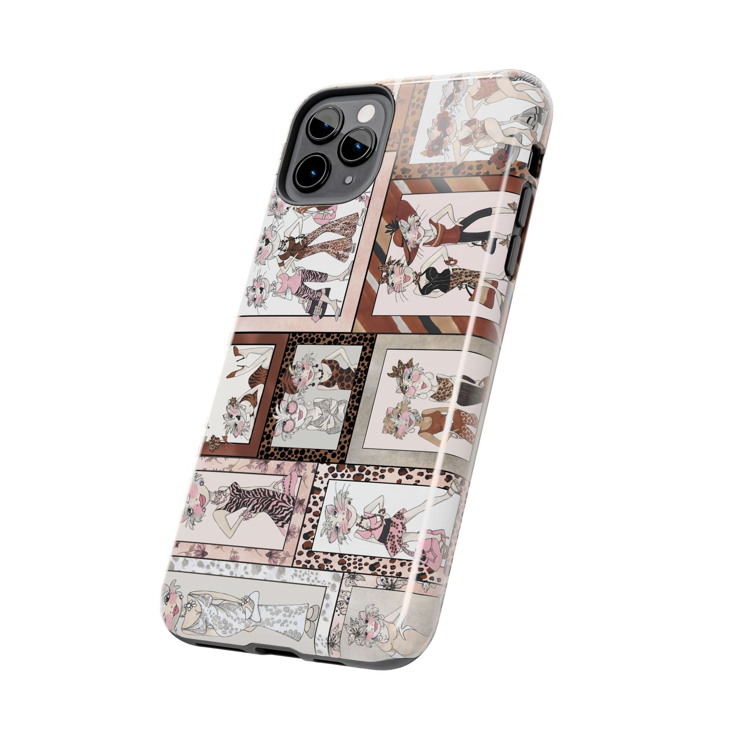 Wild Cat Woman Phone Case