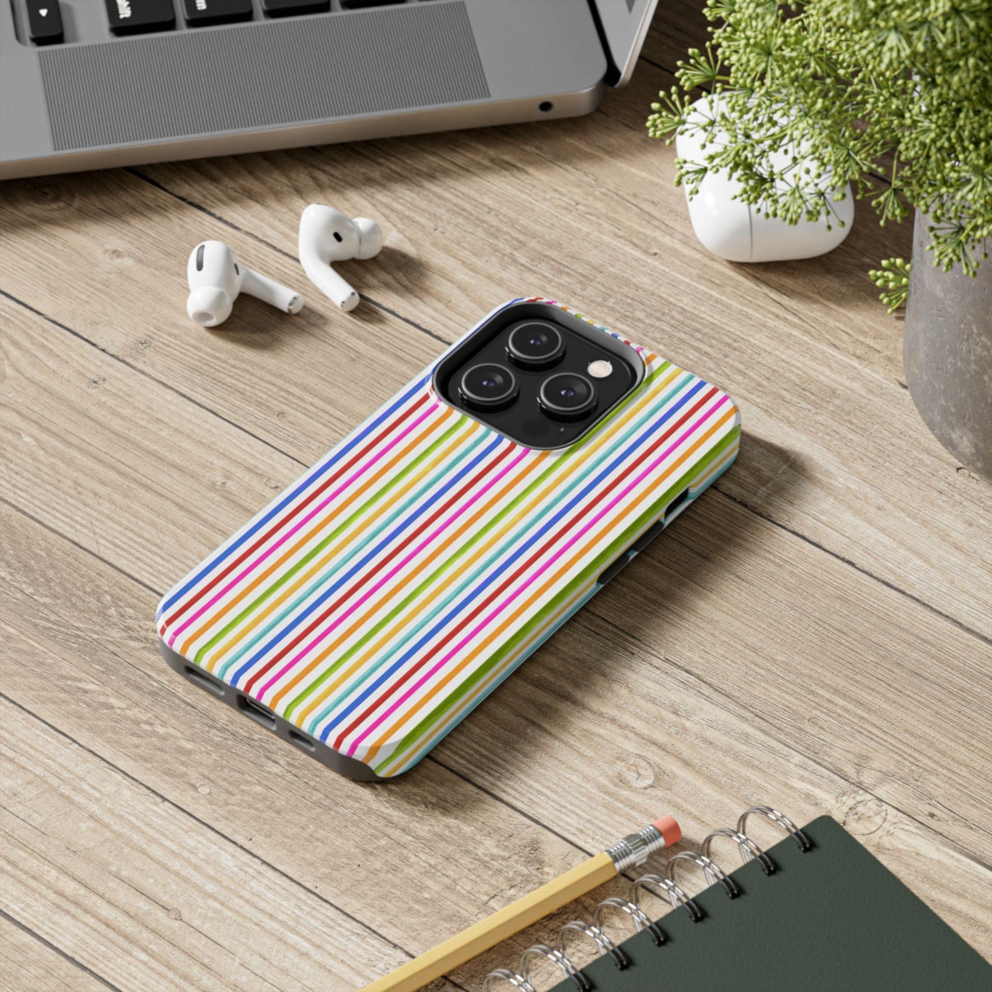 Cool Stripe White Phone Case