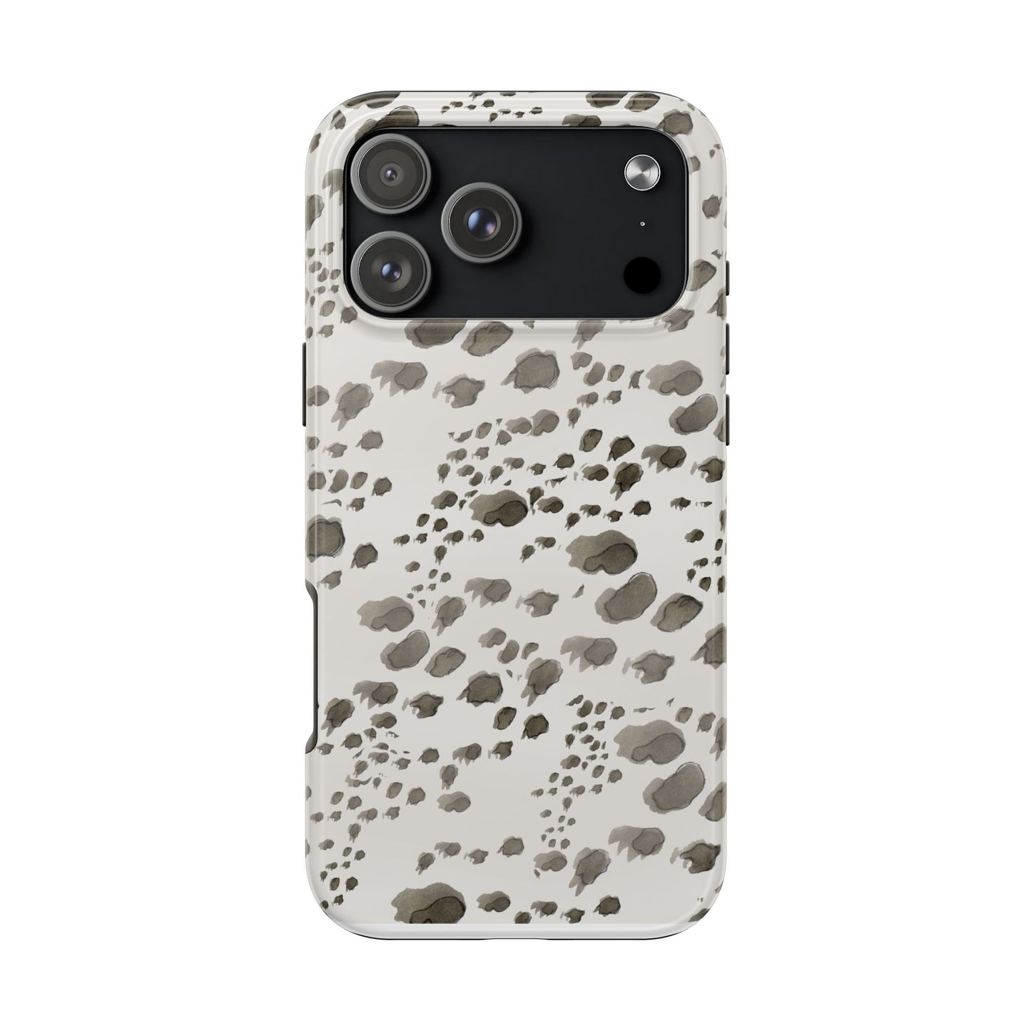 Kitty Dots Gray Phone Case