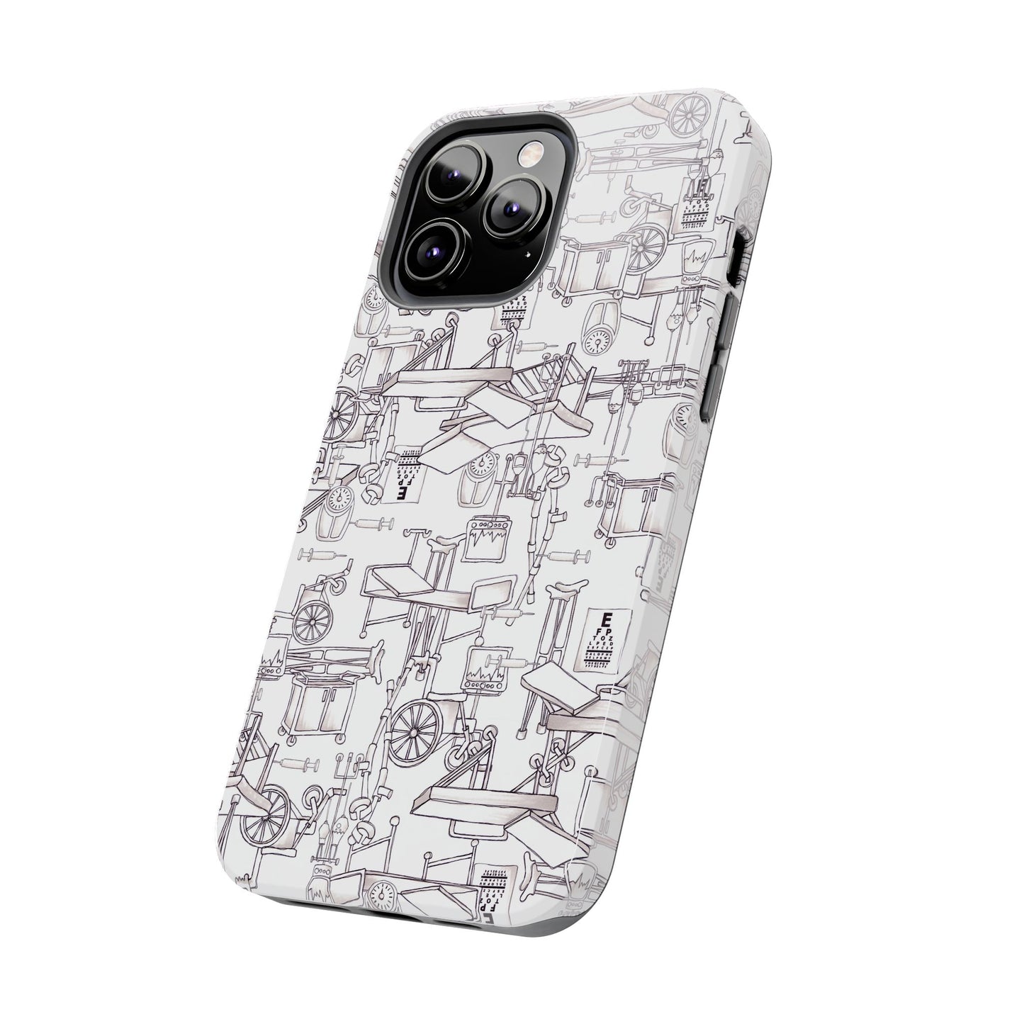 Essentials White / White Phone Case