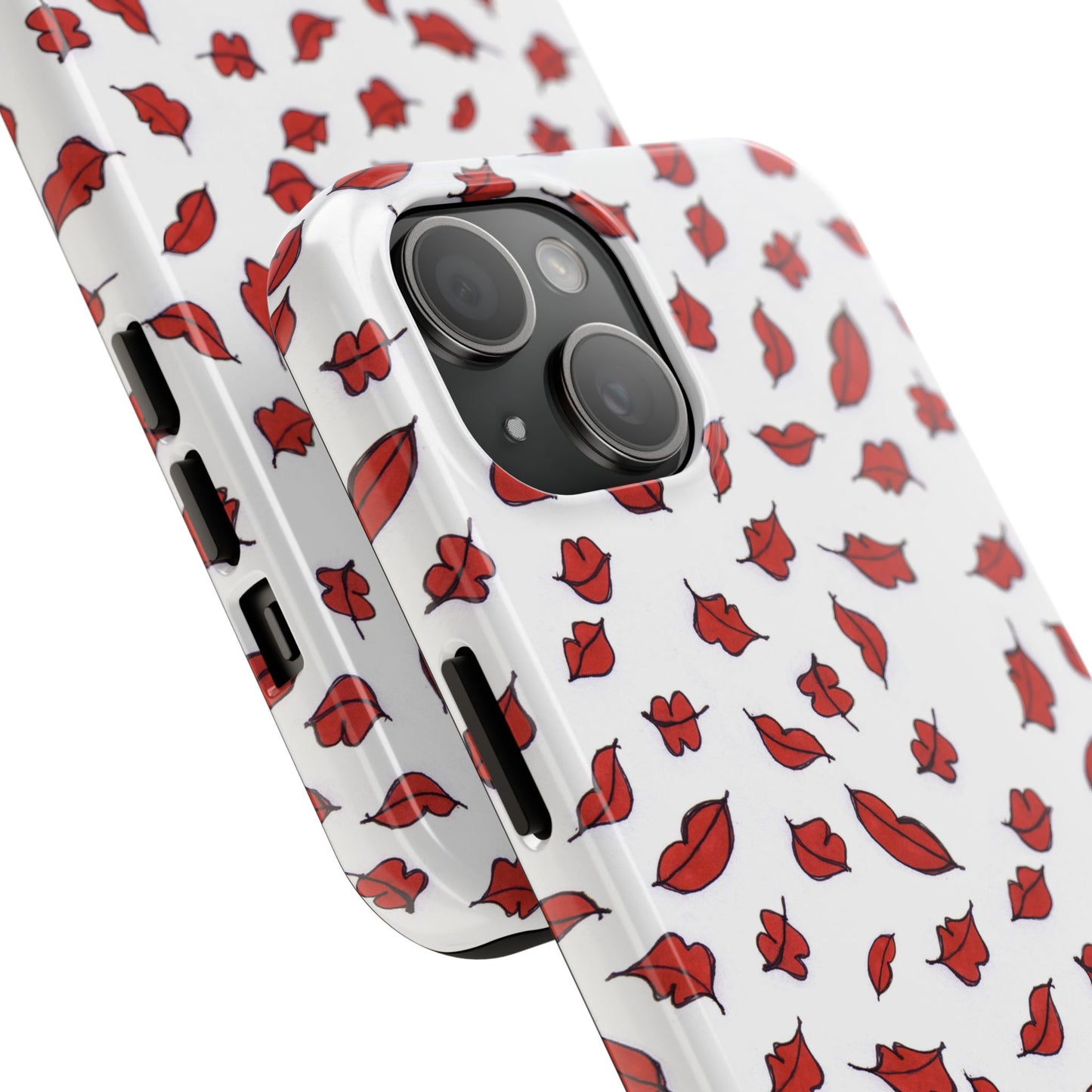 Autumn Lips White Phone Case
