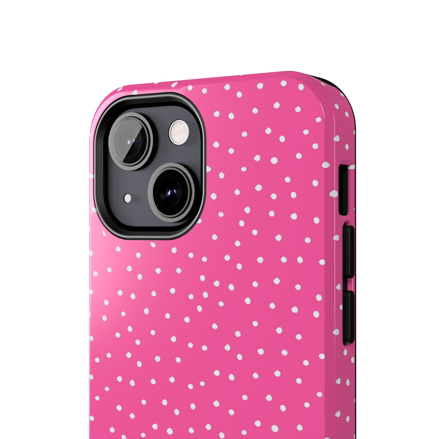 Dinky Dots Bright Pink / White Phone Case