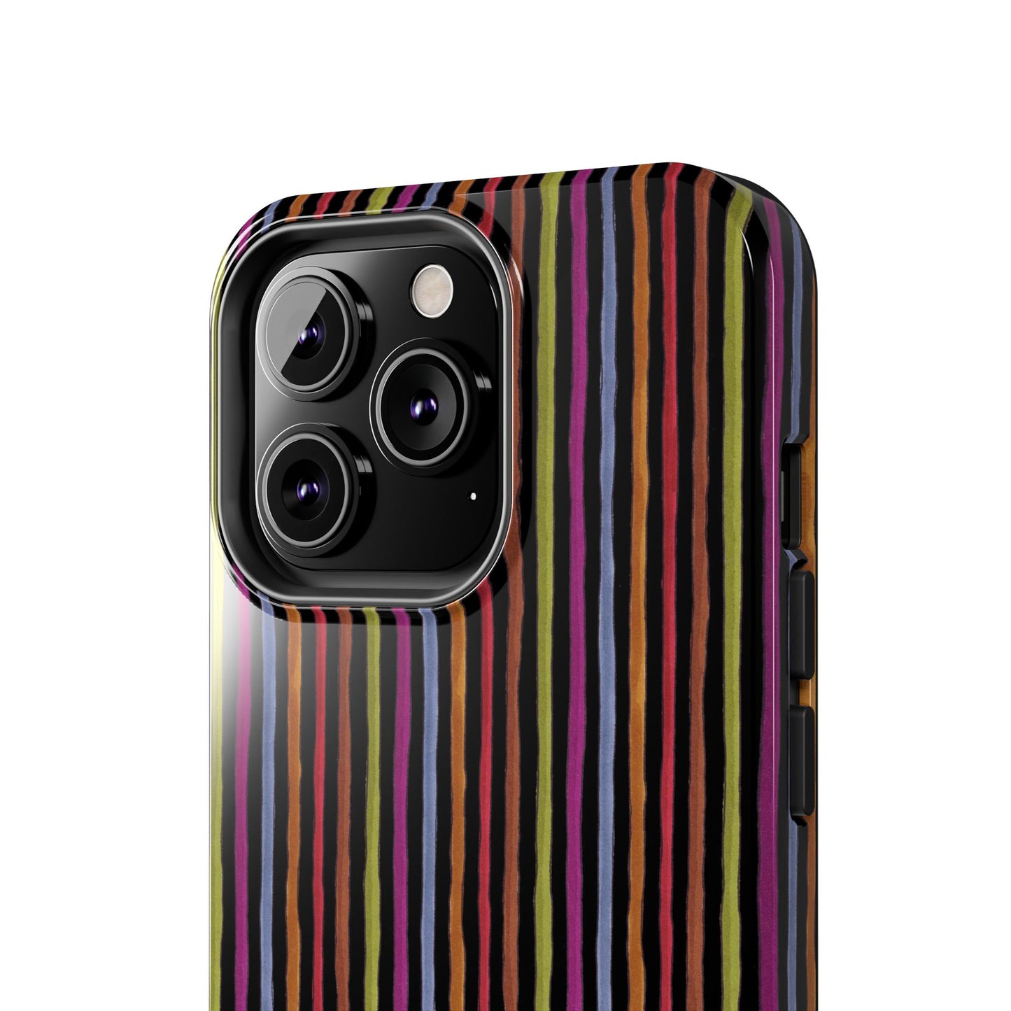 Stripe Black Phone Case
