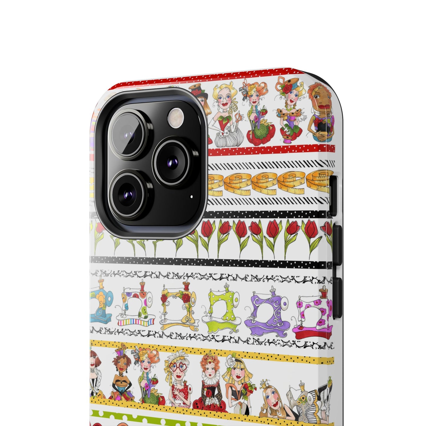 Curious Border White Phone Case