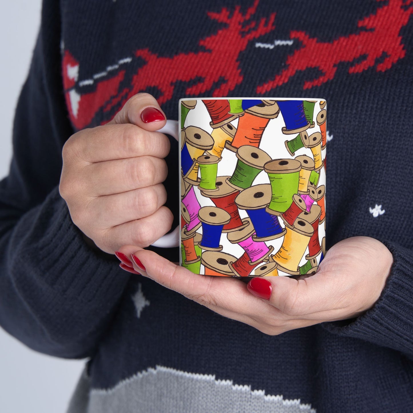 Spoolopoly White Cup