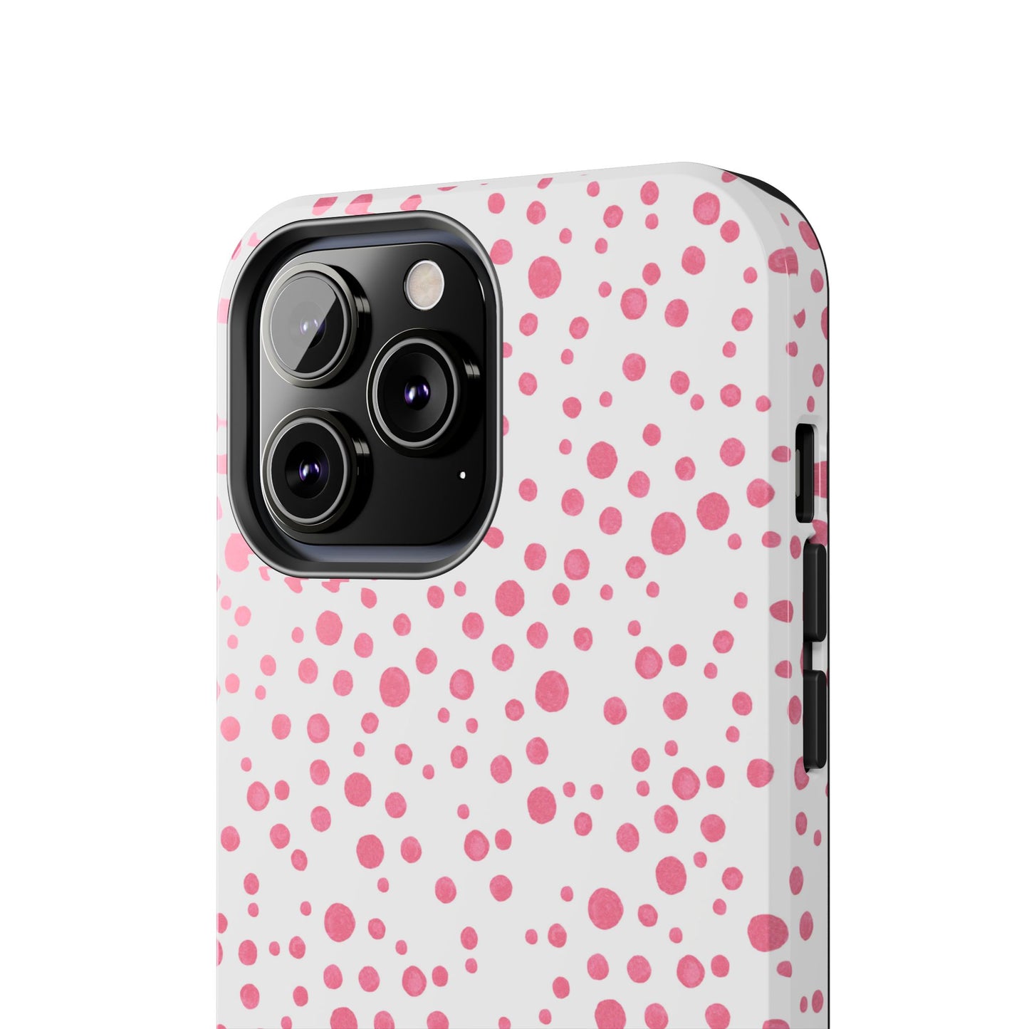Balloon Dots White / Pink Phone Case