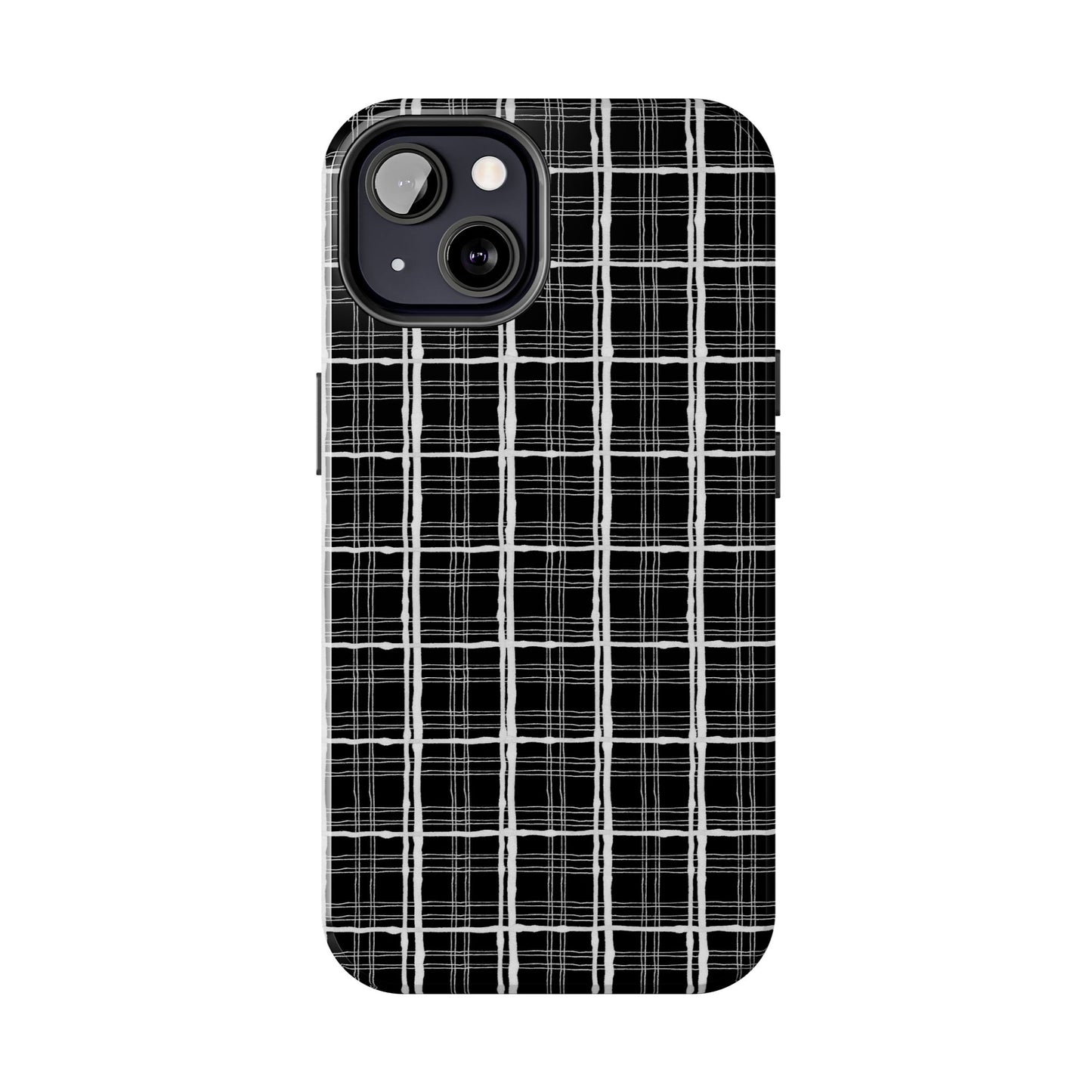 Sophistiplaid Black / White Phone Case
