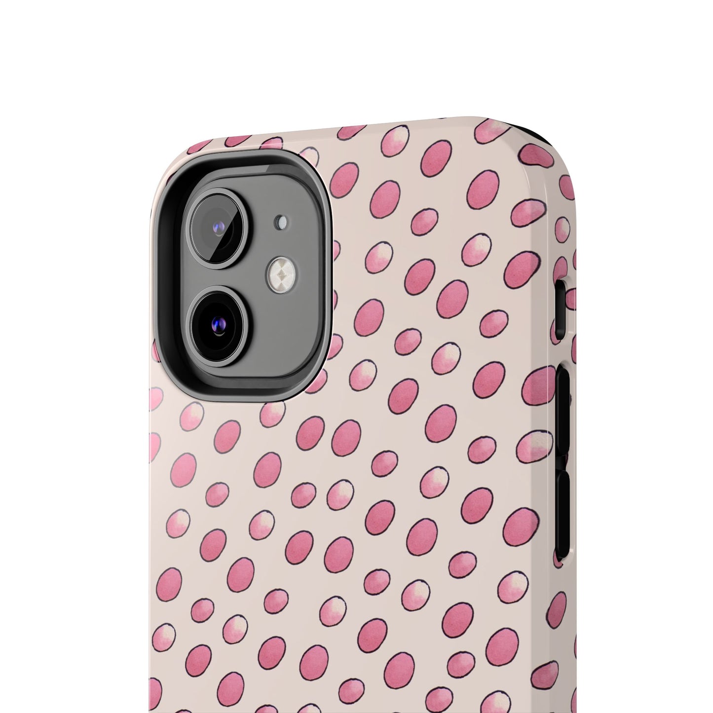 Egg Dots Vanilla / Pink Phone Case