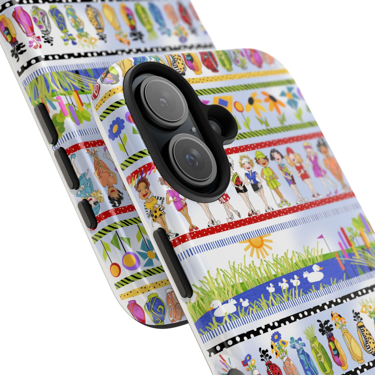 Golf Borders Blue Sky Phone Case