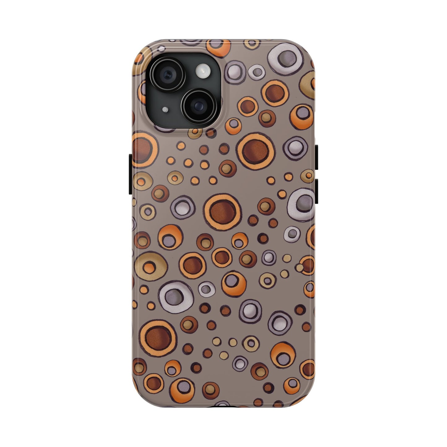 Doggy Dots Gray Phone Case