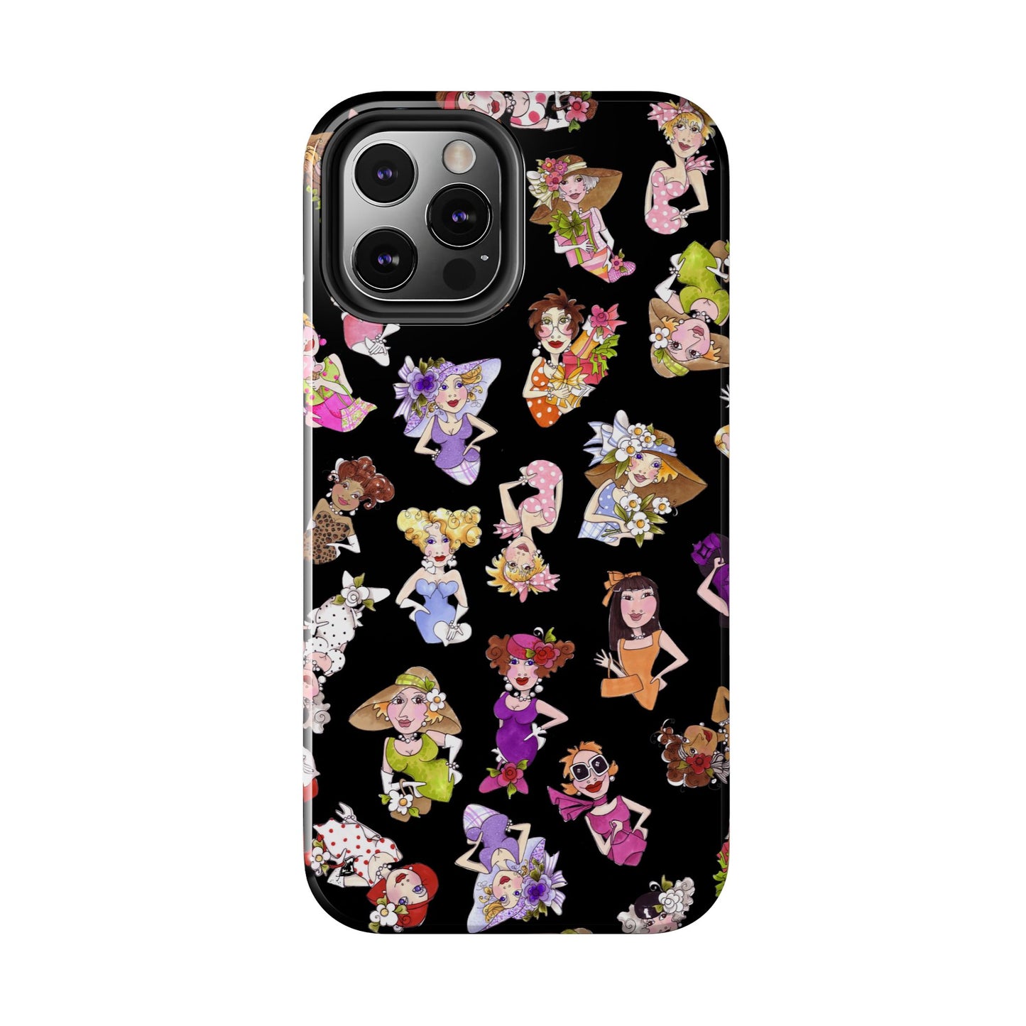 Fast Women Tossed Black Phone Case