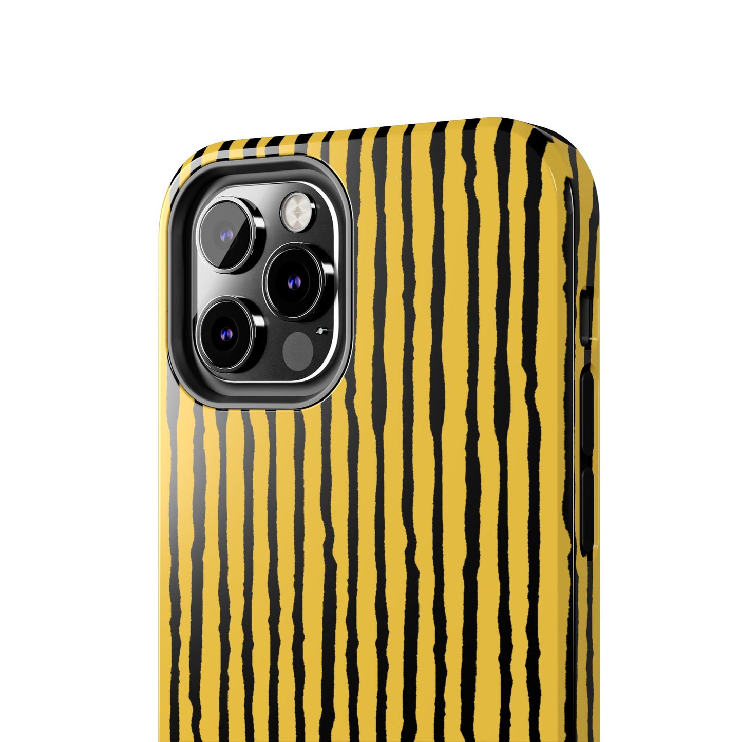 Sorta Stripe Yellow / Black Phone Case