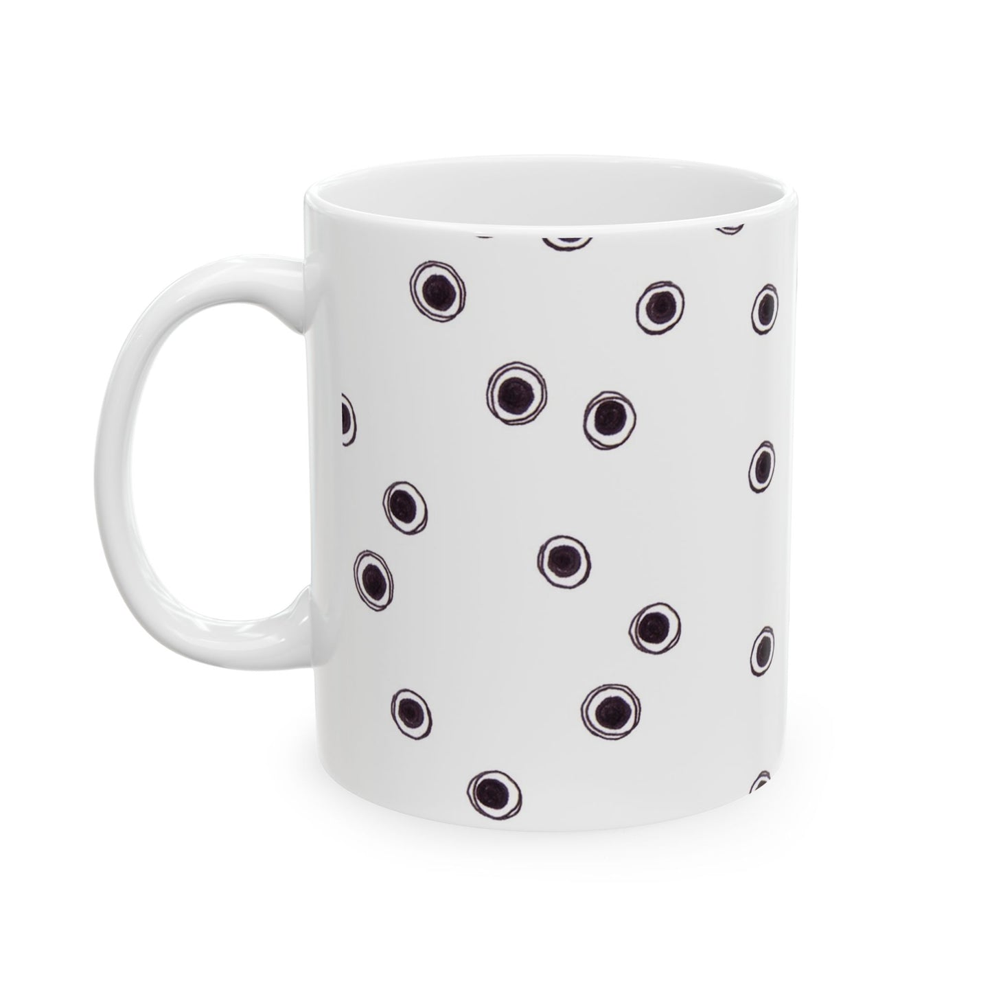 Halo Dots White Cup